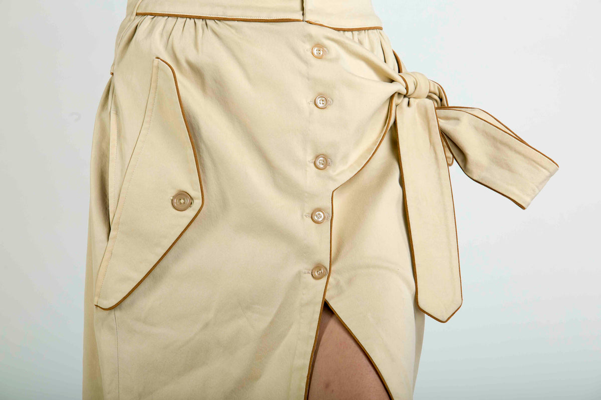 Front Open Skirt