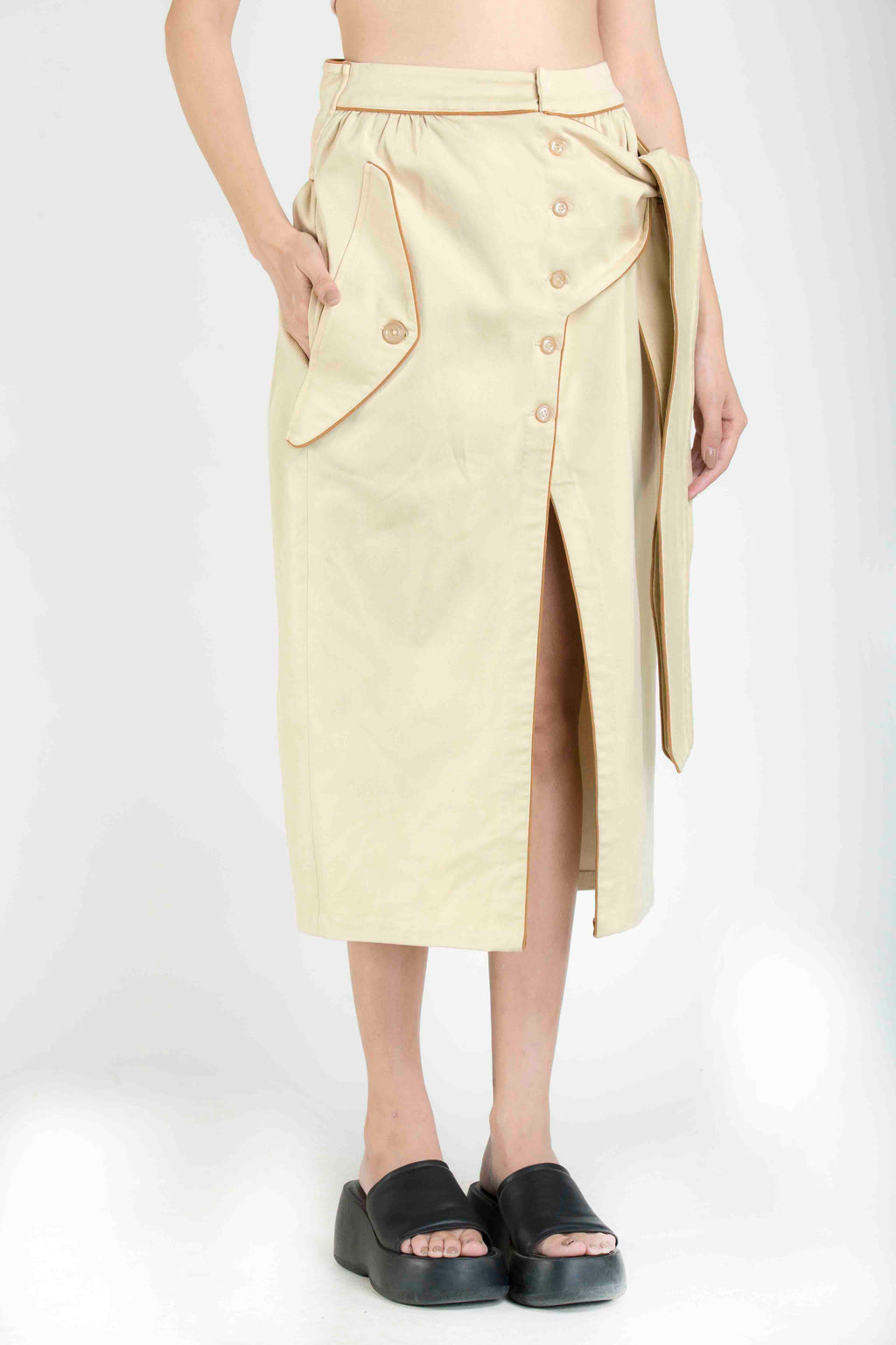 Front Open Skirt