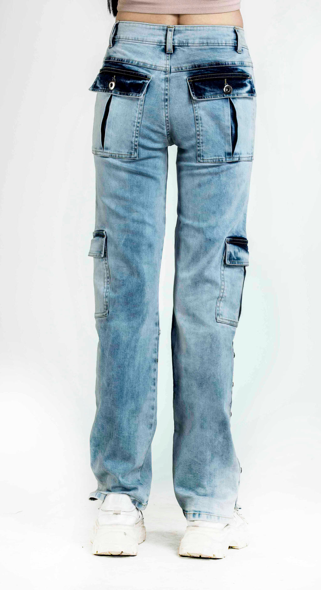 Side Slit denim pant